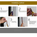 6m Self Adhesive Window Door Weather Excluder Seal Strip Tape Brown 12x14 mm