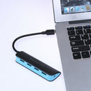 High Speed 4-Port USB 3.0 Multi HUB Splitter Expansion Laptop PC Adapter
