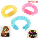 16Pcs Magic Hair Curler Spiral Curls Roller Donuts Curl Hair Styling Tool H BX