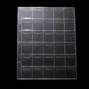 1Pc 30 Classic Coin Collection Storage Album Page Folder Clear Pockets Holder