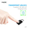 Anytek L34 Smart Fingerprint Padlock USB Rechargeable Door Keyless Security Lock