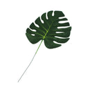 12Pcs Artificial Monstera Palm Leaves Green Plants Wedding Diy Decoration C