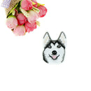 1pc Husky Dog Embroidery Sew Iron On Patch Badge Clothes Applique Accessories  Z