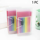 A6 File Bag Cute Color Mini Receipt Bill Bag Organizer Folder Holder Hot