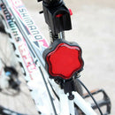 Mountain Bike Taillights Tail Warning Light Plum Shape Bicycle Light Night