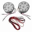 2x 9LED Round Daytime Driving Running Light DRL Car Fog Lamp Headlight