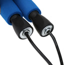 Adjustable Sports Skipping Rope Fitness Ball Bearing Jumping Rope (Blue)