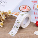 500pcs/roll Thank You Stickers for seal label Sealing decoration Sticke SR FT