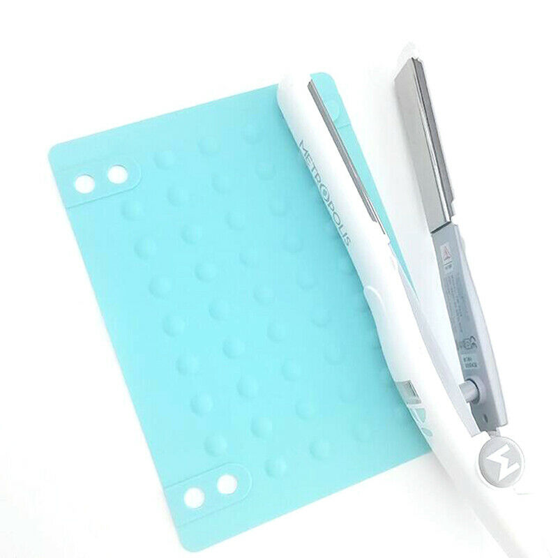 Silicone Heat Resistant Mat For Hair Straightener Curling Iron Pad Hair StyS Hn