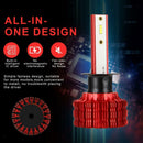2 Pieces Ultra Bright Auto CSP Chip LED Headlamp Bulbs H1 Socket 6500K