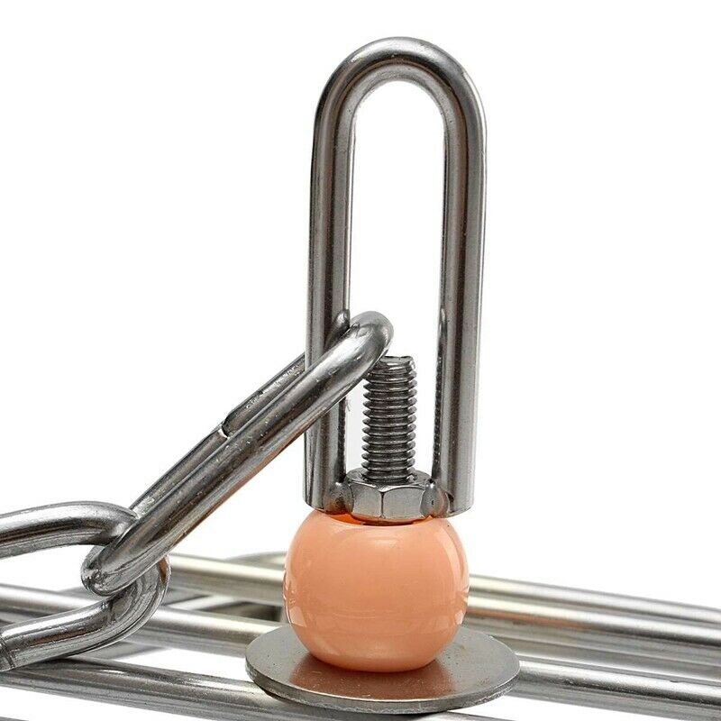 Pet Bird Parrot Squirrel Bold Stainless Steel Food Hanging Cage Foraging To E3K5