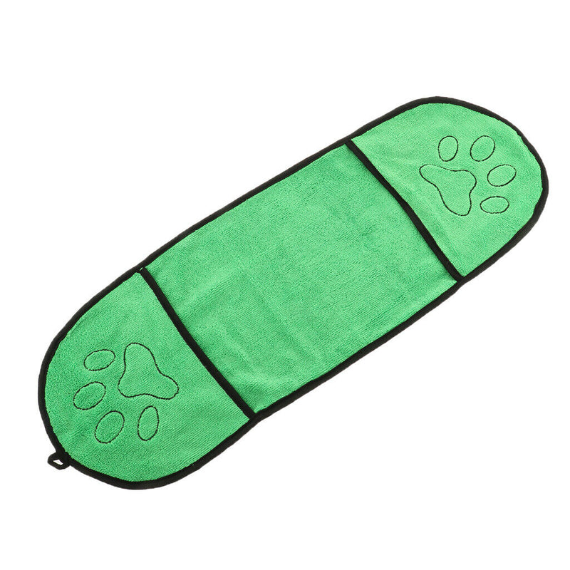 Set of 2 Super Absorbent Dog Drying Towel Microfiber Bath Towel with Hand