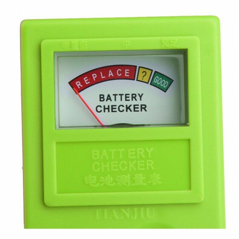 1.55V and 3V Button Cell Battery Checker Battery Tester Green