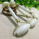 Facial Massage Roller Double Heads Jade Stone Nature Face Lift Sliming Tool