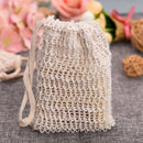 15 Packs Of Soap To Exfoliate Natural Flax Soap Bag