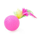 Indoor Cat Toys Crinkle Rainbow Balls 2 Way Tunnel Wand Stick Teaser Playing