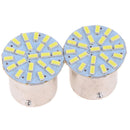 2Pcs 1156 3014 22 SMD Car Led Turn Parking Signal Lights Brake Tail Lamps DC1 FT