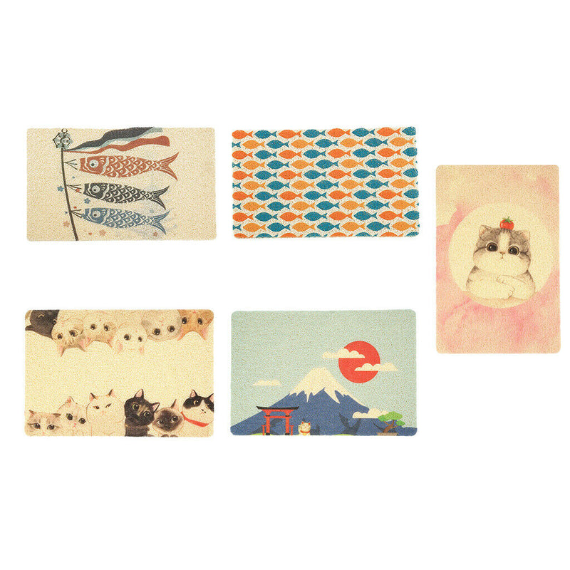 Pet Cat Litter Box Mat Pet Cage Sleeping Carpet For Cat Dog  Fish Flag