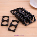 10pcs/lot 32650 2x Battery Holder Bracket Cell Safety Anti Vibration Plasti