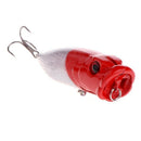5PCS Topwater Popper Minnow Freshwater Fishing Lures Bass Baits Tackle 6