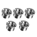5Pcs Aluminum 3/8"-16 to 1/4"-20 Convert Screw Nut for Tripod Camera Newest Use