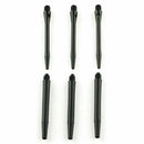 3x 18g Soft Tip Dart Black Coated Barrel Plastic with Flights Solid Brass I E8V3