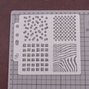 Reusable square Stencil Airbrush Art DIY Home Decor Scrapbooking Album Craft FT