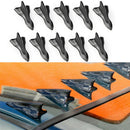 modified car decoration tail black tip shark fin car roof baffle for vehicalJ,a