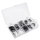 70Pcs Rod Guides Saltwater Fishing Rod Eye Ring Stainless Tip Guide DIY Kit