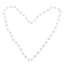 1 Yard Round Rhinestone Chain Ribbon Trim DIY Sewing Craft Decor 13mm White