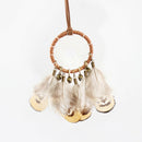 Dreamcatcher Wind Chimes Small Bronze Bells Car Pendant Home Decor Dream Ca