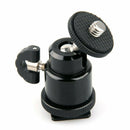 1/4 '' Smart Head Bracket Hot Contact Slide  For Camera Tripod Black