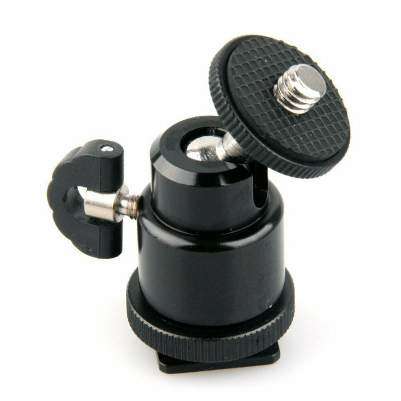 1/4 '' Smart Head Bracket Hot Contact Slide  For Camera Tripod Black