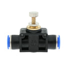 2PCS 10mm 12mm Pneumatic Restrictor Connector Valve Push in Type