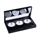 Empty 3 Round Grid Eyeshadow Lipstick Box Case Cosmetic Packing+Palett VhJ Cy
