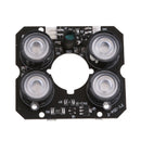 4 LED 850nm IR Infrared Illuminator Board 90 Degree For CCTV