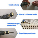 60mm Mini Hexagonal Screwdriver 1/4 Hex Shank Impact Driver Drill Chuck Durable