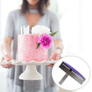 Stainless Steel Dough Bench Scraper Plastic Handle Cake Slicer Pastry Cutter