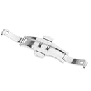 Watch Butterfly Buckle Stainless Steel Clasp Push Button For Wristwatch Band