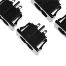 5Pcs AC250V 2.5A IEC320 C8 Male 2 Pins Power Inlet Socket Panel Embedded ME