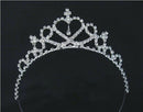 Kids Girls Child Wedding Prom Crystal Rhinestones Tiara Princess Crown Headbands
