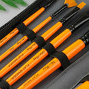 10Pcs/Set Paint Brushes Kit w/ Nylon Hair Wooden Handle For Acrylic Oil Drawing
