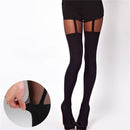 Fashion Women Temptation Sheer Mock Suspender Tights Pantyhose Stockings B Gw