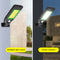 Solar Street Light Human Body Sensor Wall Lamp  (128COB+Remote Control) A