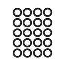 Power Pressure Washer Rubber O-Rings For 1/4 Inch,3/8 Inch,M22 Quick Connec Y5R4