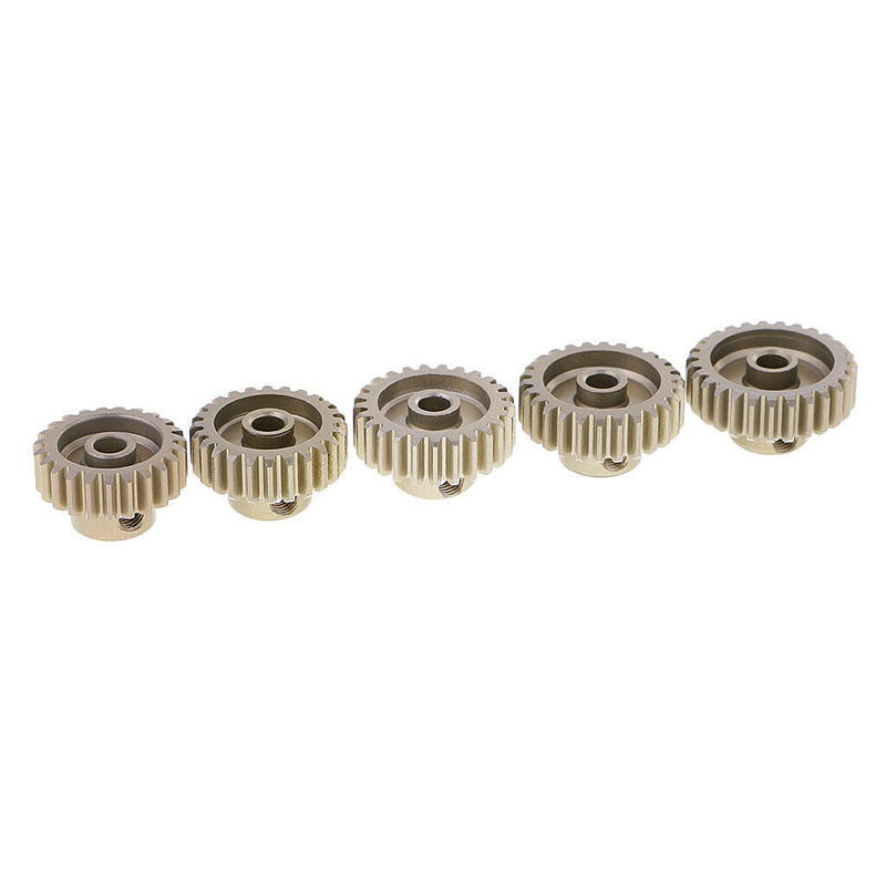 5PCS Motor Pinion Gear For 1/8 1/10 RC Car Truck 23T-27T