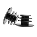 1 Pair Mountain Road Bike Handlebar End Plugs Caps Bicycle Parts (Black)