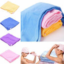 Excellent Magic Microfiber Hair Dryer Drying Towel Turban Cap Hat Head Wrap SP