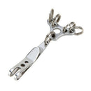 Stainless steel outdoor multipurpose Keychain Hat Style Keychain money clip
