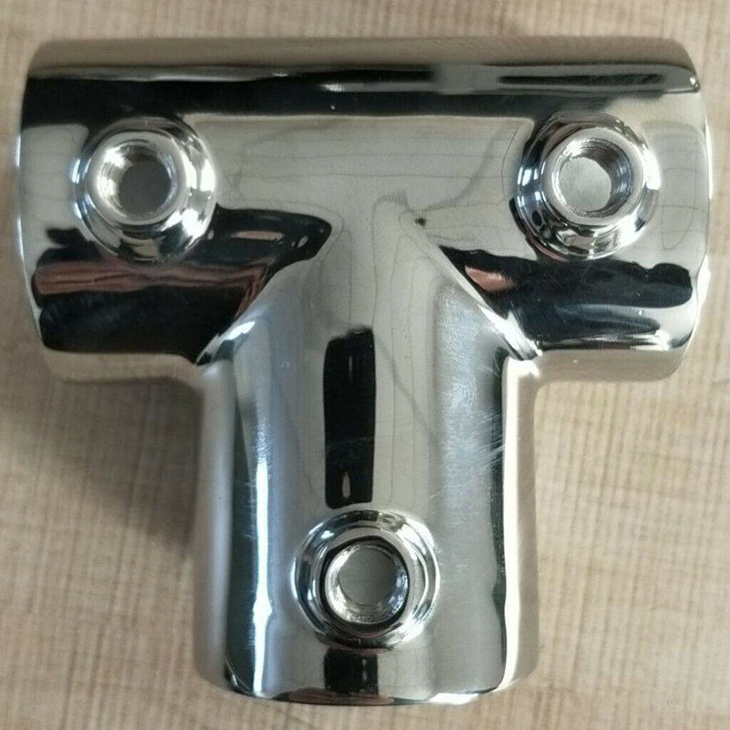 22mm 7/8" 316 Stainless Boat Yacht Railing Handrail Pipe Tube Fitting Connector
